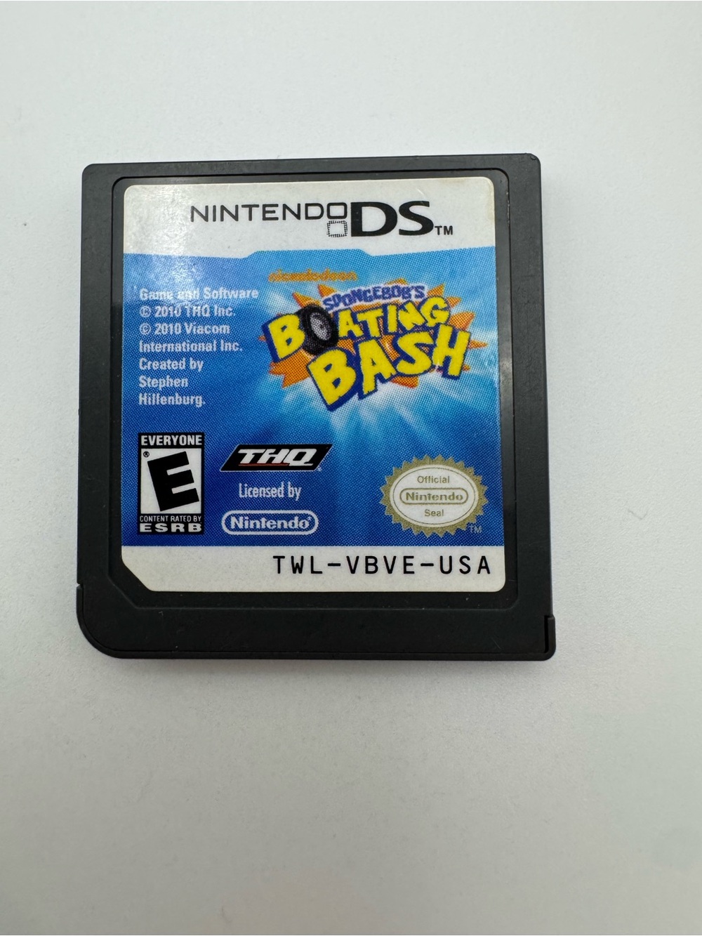 Nintendo DS - Spongebob's Boating Bash Game Cartidge Only